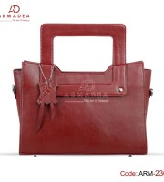 Square Handle Ladies Hand Bag