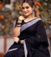 Trendy New Half Silk Saree-OP-972