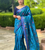 Silk Katan Sharee-KZ-101